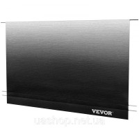 Vevor 310317 Тканина для тенту для будинків на колесах, тканина для заміни причепа, антрацит