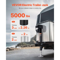 Vevor 310329 Електричний домкрат для причепа, 2267 кг, електричний домкрат для причепа для автофургонів з 2-стороннім роз'ємом, Vevor 310329 Електричний домкрат для причепа, 2267 кг, електричний домкрат для причепа для автофургонів з 2-стороннім роз'ємом,