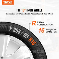 Vevor 310365 Ковпаки Ковпаки маточини для R16 Vevor 310365 Ковпаки Ковпаки маточини для R16