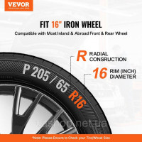 Vevor 310368 Ковпаки Ковпаки маточини для R16 Vevor 310368 Ковпаки Ковпаки маточини для R16