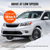 Vevor 310377 Thickened Snow Socks Tires Snow Traction Tire Cover Medium Pack 2 шт.