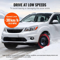 Vevor 310379 Потовщені снігові шкарпетки Шини Snow Traction Tire Cover Large Pack of 2