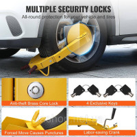 Vevor 310393 Wheel Lock Car Claw Комплект із 2 фіксаторів для шин. Підходить для протиугінного колеса причепа з діаметром коліс