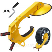 Vevor 310395 Wheel Lock Car Claw 1 шт. Замок для шин. Підходить для протиугінного колеса причепа діаметром 160-380 мм із