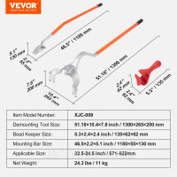 Vevor 310401 Шиномонтажний станок шиномонтажний станок 571-622 мм регульований, шиномонтажний станок 546x265x200 мм шиномонтажний Vevor 310401 Шиномонтажний станок шиномонтажний станок 571-622 мм регульований, шиномонтажний станок 546x265x200 мм шиномонтажний