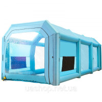 Vevor 310443 Paint Booth DIY Фарба спрей Фарба Захисний Намет 10,75x3,9x3,47 м Синій