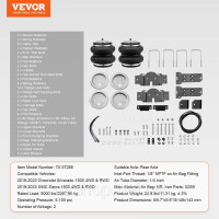 Vevor 310479 Комплект підвіски подушки безпеки підходить для 19-23 Chevrolet Silverado GMC Sierra 1500