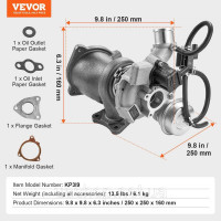 Vevor 310520 Комплект турбокомпресорів Двигуни, сумісні з Ford Escape 2013-2016 Vevor 310520 Комплект турбокомпресорів Двигуни, сумісні з Ford Escape 2013-2016