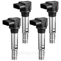 Vevor 310525 Комплект котушок запалювання, 4 шт., сумісний з Audi A1 A3, Seat та Volkswagen Vevor 310525 Комплект котушок запалювання, 4 шт., сумісний з Audi A1 A3, Seat та Volkswagen