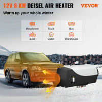Vevor 310533 12V Дизельний парковочний обігрівач 8KW Дизельний повітряний обігрівач Повітряний дизельний обігрівач Дизельний Vevor 310533 12V Дизельний парковочний обігрівач 8KW Дизельний повітряний обігрівач Повітряний дизельний обігрівач Дизельний