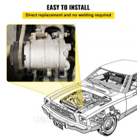 Vevor 310557 Компресор кондиціонера, підходить для GMC YUKON 2001 2002 2003-2007 2008 2009 6.0 л, 5.3 л, 4.8 л Vevor 310557 Компресор кондиціонера, підходить для GMC YUKON 2001 2002 2003-2007 2008 2009 6.0 л, 5.3 л, 4.8 л