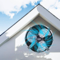 Vevor 311165 Горищний витяжний вентилятор 1300CFM 380x200mm Регульований термостат Vevor 311165 Горищний витяжний вентилятор 1300CFM 380x200mm Регульований термостат