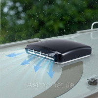 Vevor 311184 Fection Hertomple Fection 410x410x252 мм, вентилятор даху 12 В, оборотний вентилятор з 10 передачами та дистанційним