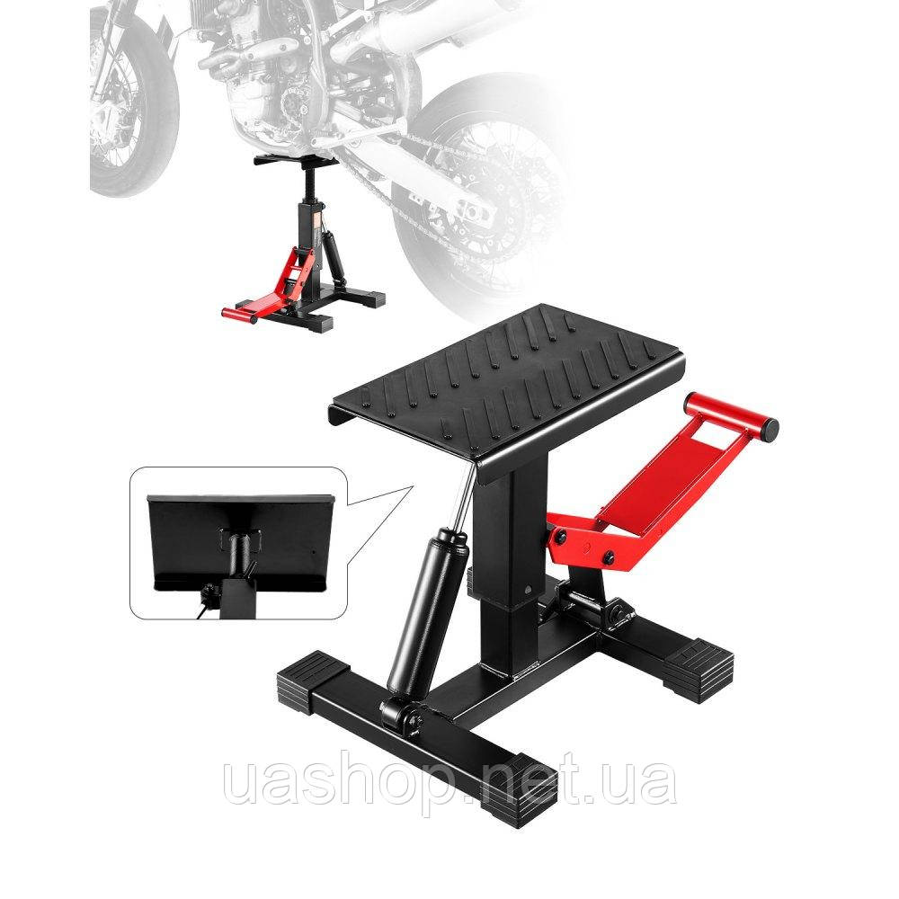 Vevor 310607 Регульований гідравлічний домкрат для мотоцикла Dirt Bike Lift Stand 544 кг