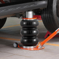Vevor 310623 Pneumatic Car Jack Air Jack 3t Triple Bag SUV Pickup Portable Black