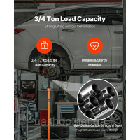 Vevor 310626 Підтримуюча стійка для підйомника 750 кг з круглою основою Vevor 310626 Підтримуюча стійка для підйомника 750 кг з круглою основою