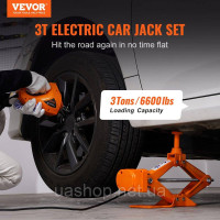 Vevor 310628 Автомобільний ножичний домкрат Підйомна платформа автомобільна/позашляховик/MPV 3т Рукоятка 170-420 мм