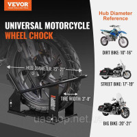 Vevor 310636 Тримач гнізда для мотоциклетних шин, знімний, регульований, універсальний