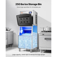 Vevor 311254 Контейнер для зберігання льодогенератора Ice Cube Maker (лише контейнер для льоду) 113,4 кг Vevor 311254 Контейнер для зберігання льодогенератора Ice Cube Maker (лише контейнер для льоду) 113,4 кг