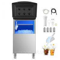 Vevor 311254 Контейнер для зберігання льодогенератора Ice Cube Maker (лише контейнер для льоду) 113,4 кг Vevor 311254 Контейнер для зберігання льодогенератора Ice Cube Maker (лише контейнер для льоду) 113,4 кг