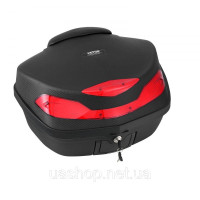 Vevor 310657 Кофр для мотоцикла, задній бокс 48 л, виготовлений з ПП матеріалу, із задньою подушкою, водонепроникний та знімний