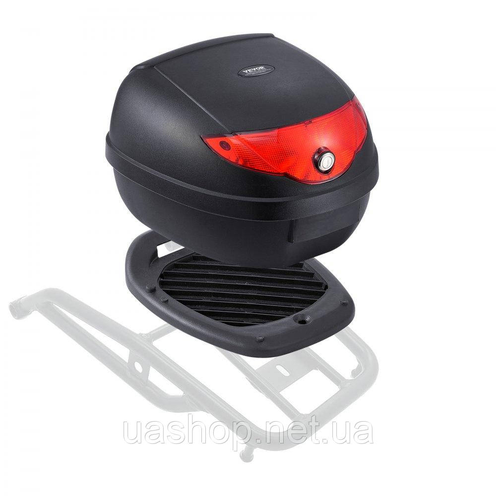 Vevor 310645 мотоциклетний кейс top case універсальна мотоциклетна сумка 24L top box водонепроникна