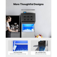 Vevor 311258 Контейнер для зберігання льодогенератора Ice Cube Maker (контейнер для льоду) з фільтром Vevor 311258 Контейнер для зберігання льодогенератора Ice Cube Maker (контейнер для льоду) з фільтром