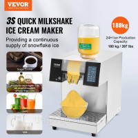 Vevor 311285 Комерційний льодогенератор Snowflake Ice Shaver 180 кг/24 год. Vevor 311285 Комерційний льодогенератор Snowflake Ice Shaver 180 кг/24 год.
