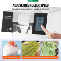 Vevor 311289 Комерційний льодогенератор Snowflake Ice Shaver 230 кг/24 год. Нержавіюча сталь