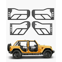 Vevor 310683 Трубчасті двері Jeep (4-дверні) у стилі Adventure з міцними петлями та оригінальним замком, двері Jeep з гумовими