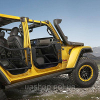 Vevor 310683 Трубчасті двері Jeep (4-дверні) у стилі Adventure з міцними петлями та оригінальним замком, двері Jeep з гумовими