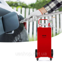 Vevor 310704 Паливний бак Fuel Caddy 132 л, 4 колеса, з ручним насосом, червоний Vevor 310704 Паливний бак Fuel Caddy 132 л, 4 колеса, з ручним насосом, червоний