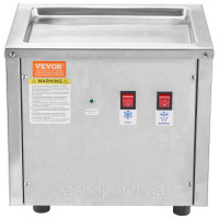 Vevor 311330 Машина для смаження у фритюрі, сковорода для смаження у фритюрі 28 x 24 x 2 см, машина для морозива з компресором і 2