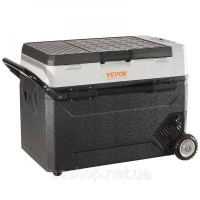 Vevor 311344 Кемпінговий холодильник 53 л Cool Box з рухомими електричними морозильними камерами 2 в 1 двозонний автомобільний