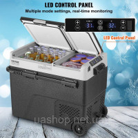 Vevor 311355 Портативний автомобільний холодильник Cool Box Compressor 58L Dual Zone Vevor 311355 Портативний автомобільний холодильник Cool Box Compressor 58L Dual Zone