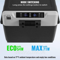 Vevor 311355 Портативний автомобільний холодильник Cool Box Compressor 58L Dual Zone Vevor 311355 Портативний автомобільний холодильник Cool Box Compressor 58L Dual Zone