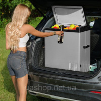Vevor 311352 Портативний холодильник з морозильною камерою 70 л, одна зона, 80 Вт Cool Box для кемпінгу Vevor 311352 Портативний холодильник з морозильною камерою 70 л, одна зона, 80 Вт Cool Box для кемпінгу