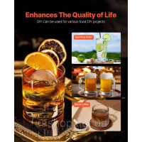 Vevor 311377 Ice Ball Press Set Ice Ball Machine 60mm Clear Ball Whiskys Форма для блоків льоду