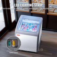 Vevor 311387 Торгова вітрина для морозива 154L. Вітрина для морозива Vevor 311387 Торгова вітрина для морозива 154L. Вітрина для морозива