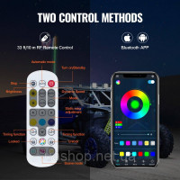 Vevor 310786 1 шт. 3 фути Whip Light з пружинною основою, LED Whip Light з додатком & Пульт дистанційного керування, Vevor 310786 1 шт. 3 фути Whip Light з пружинною основою, LED Whip Light з додатком & Пульт дистанційного керування,