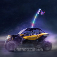 Vevor 310786 1 шт. 3 фути Whip Light з пружинною основою, LED Whip Light з додатком & Пульт дистанційного керування, Vevor 310786 1 шт. 3 фути Whip Light з пружинною основою, LED Whip Light з додатком & Пульт дистанційного керування,