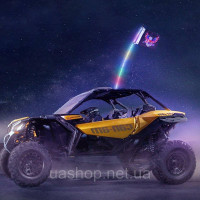Vevor 310789 1 шт. 4 фути Whip Light, APP і радіочастотний пульт дистанційного керування, LED Whip Light, водонепроникні 360° Vevor 310789 1 шт. 4 фути Whip Light, APP і радіочастотний пульт дистанційного керування, LED Whip Light, водонепроникні 360°