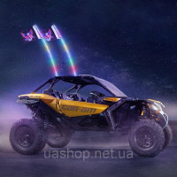 Vevor 310791 Набір з 2 ліхтарів-хлистів, світлодіодні ліхтарі-хлистові з додатком та радіочастотним пультом дистанційного Vevor 310791 Набір з 2 ліхтарів-хлистів, світлодіодні ліхтарі-хлистові з додатком та радіочастотним пультом дистанційного