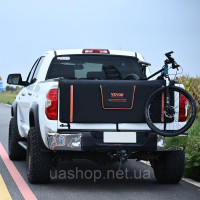 Vevor 310795 Накладка на задній борт пікапа 1570 мм, накладка на задній борт вантажівки 6 велосипедів, пази 110 x 110 мм Задній