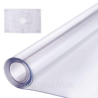 Vevor 311424 Пластикова скатертина, 24 x 96 дюймів, товщина 1,5 мм, прозорий захисний килимок для столу, прямокутний килимок з