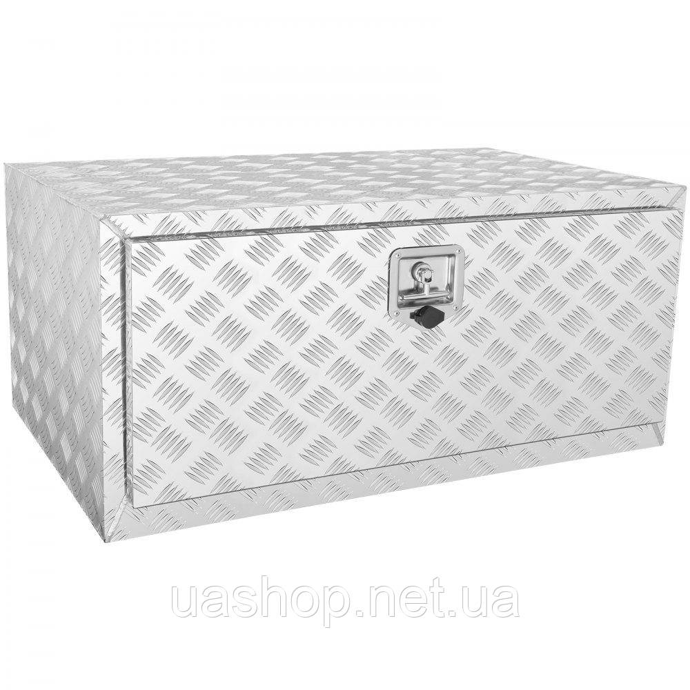 Vevor 310809 Ящик для зберігання під кузовом, ящик для зберігання пікапа 914 x 610 x 610 мм, ящик для інструментів з алюмінієвими