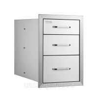 Vevor 311442 3 ящика для барбекю Ящики для барбекю 36X51см Газовий гриль з нержавіючої сталі Vevor 311442 3 ящика для барбекю Ящики для барбекю 36X51см Газовий гриль з нержавіючої сталі