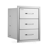 Vevor 311445 Шухляди для вуличної кухні Шухляди для вуличної кухні, 40 x 55 x 45 см, прихованого монтажу, потрійні шухляди для Vevor 311445 Шухляди для вуличної кухні Шухляди для вуличної кухні, 40 x 55 x 45 см, прихованого монтажу, потрійні шухляди для