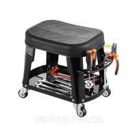 Vevor 310863 Сидіння Mechanic Stool Mechanic Stool Mechanic Stool 136 кг з інструментами, що обертаються