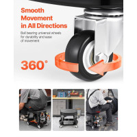 Vevor 310863 Сидіння Mechanic Stool Mechanic Stool Mechanic Stool 136 кг з інструментами, що обертаються Vevor 310863 Сидіння Mechanic Stool Mechanic Stool Mechanic Stool 136 кг з інструментами, що обертаються